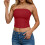 Γυναικεία Σουτιέν Shapewear 3 τεμ. με Ενσωματωμένο Ράφι και Σλιπ, Casual, Κόκκινο M 6