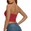 Γυναικεία Σουτιέν Shapewear 3 τεμ. με Ενσωματωμένο Ράφι και Σλιπ, Casual, Κόκκινο M 8