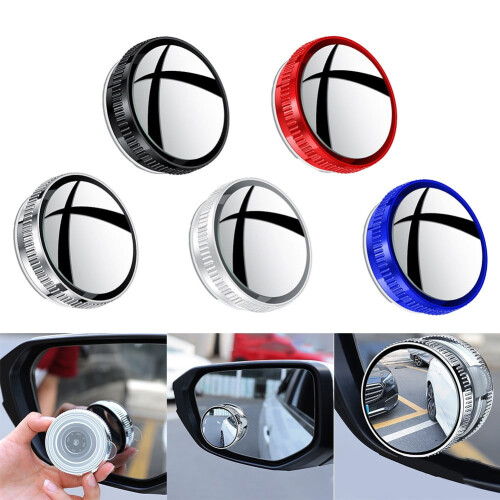 2 Pcs Car Blind Spot Mirror, Wide Angle Hd Rearview Mirror 1