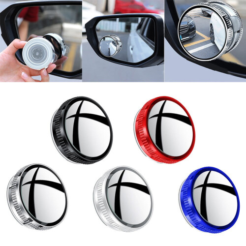 2 Pcs Car Blind Spot Mirror, Wide Angle Hd Rearview Mirror 2