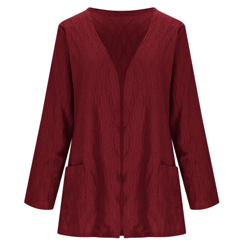 Women's Lightweight Knit Cardigan Sweater Open Front Long 2