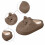 Cat Print Fleece-Lined Winter Slippers for Couples 1 Pair 4