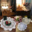 Cotton crochet lace tablecloth round white 3