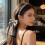 Satin-Haarreif mit Knoten und langem Band 4