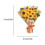 Flower Refrigerator Magnet Colorful Bouquet Decor 3