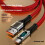 Καλώδιο δεδομένων USB σε Type-C 120W6A με γρήγορη φόρτιση, καλώδιο Type-C με ψηφιακή οθόνη 6