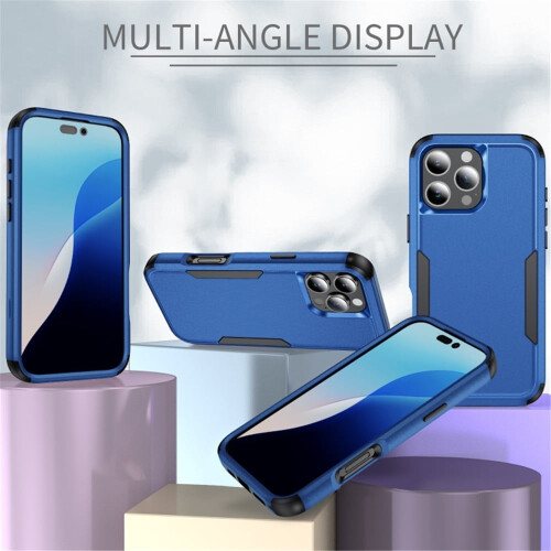 Capa protetora reforçada de 3 camadas para iPhone 16 Pro Max de 6,9 polegadas — à prova de choque, resistente a quedas, proteção completa 2