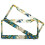 Vintage Peacock License Plate Frame Stainless Aluminum 2