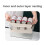 Automatic Rolling Can Organizer, Double-Layer Refrigerator Storage Rack, Transparent Beverage Dispenser for Kitchen Fridge Organization 4