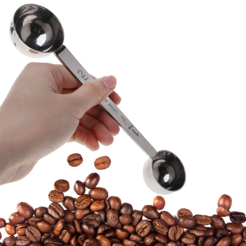 Edelstahl-Messlöffel für Kaffee, doppelseitig, 15 ml & 30 ml 1
