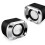 Minkissy2Pack Συμπαγές Ηχείο για Φορητό Υπολογιστή με Έλεγχο Έντασης, Μαύρο για τους 7