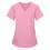 Women's V-Neck Scrubs Top Pink Plus Size 2X 6