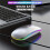 Wireless Mouse Gaming Mouse Backlight USB Compatible RGB Rechargeable Mice Silent Backlit Ergonomic Gaming Mouse for Laptop PC 3