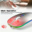 Wireless Mouse Gaming Mouse Backlight USB Compatible RGB Rechargeable Mice Silent Backlit Ergonomic Gaming Mouse for Laptop PC 6