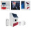 433Mhz Solar Outdoor Siren With Led Flashing Light Function As Alarm System 2