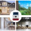 433Mhz Solar Outdoor Siren With Led Flashing Light Function As Alarm System 4