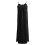 Women's Black Sleeveless Cami Dress with Split Hem 5