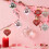 Conjunto de 24 enfeites de bolas em formato de coração com acabamento brilhante e com glitter para decoração. 5