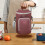 Insulated Lunch Bag Reusable Thickened Cylinder with 3