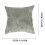 Housse de coussin grise à rayures classiques, 50 x 50 cm, 100 % polyester, pour salon 3