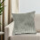 Housse de coussin grise à rayures classiques, 50 x 50 cm, 100 % polyester, pour salon 7