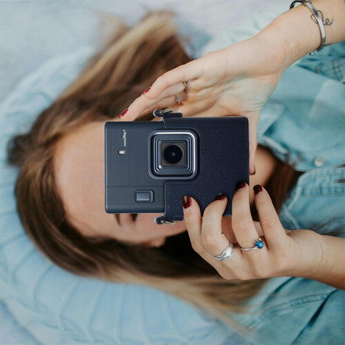 Bolsa retrô em couro PU para câmera Instax mini liplay+, com alça de ombro – Compatível com mini liplay+ 1