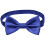 Bow Ties Solid Color Adjustable Bow Tie Collection for Kids and Boys Blue Free Size 4