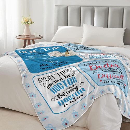 Coperta per la laurea in infermieristica per donne, 50"x60" 2