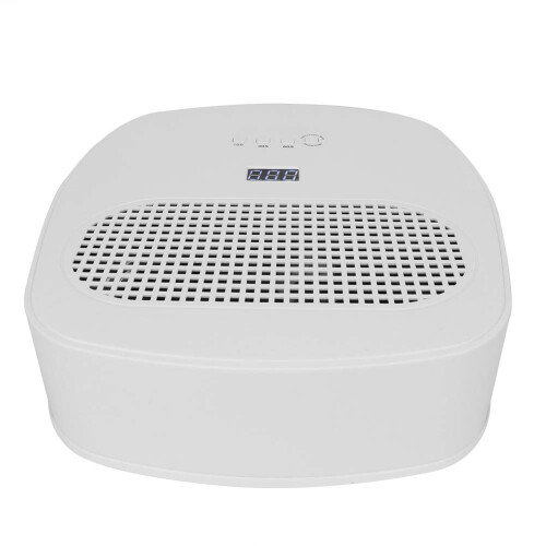 Infrared Sensor Nail Dust Extractor UV LED Dual Light Source Gel Nail Polish Curing Lamp LCD Display Timer Function Rechargeable Cordless Nail Vacuum 1