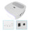 Infrared Sensor Nail Dust Extractor UV LED Dual Light Source Gel Nail Polish Curing Lamp LCD Display Timer Function Rechargeable Cordless Nail Vacuum 4