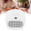 Infrared Sensor Nail Dust Extractor UV LED Dual Light Source Gel Nail Polish Curing Lamp LCD Display Timer Function Rechargeable Cordless Nail Vacuum 5