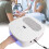 Infrared Sensor Nail Dust Extractor UV LED Dual Light Source Gel Nail Polish Curing Lamp LCD Display Timer Function Rechargeable Cordless Nail Vacuum 6