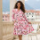 Γυναικείο Φόρεμα Midi Εργασίας Μέγεθος S Patchwork Casual Χαλαρό Άνετο Φόρεμα Ελαστικό V-Neck 4