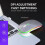 Ασύρματο ποντίκι RGB επαναφορτιζόμενα ποντίκια Bluetooth ασύρματο υπολογιστή Mause LED με 4