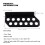 Wall Hanging Arrow Rack Black ABS 1 Pair 3