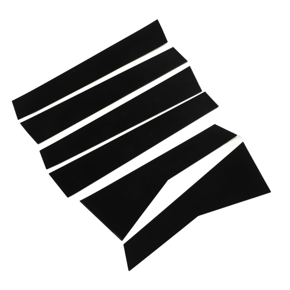 Glossy 6Pcs Pillar Post Trim For Honda Crv 2012-2016 Black 9351389588940