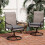 Non-Slip Artificial Leather Chair Cushion Square Washable 7