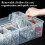 Clear Tool Organizer Set 7-Piece Interlocking Plastic 7