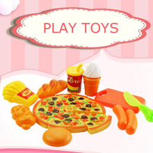 Kids Pretend Pizza Playset Toy