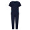 Women's Jogger Scrubs Set Navy 2X 4