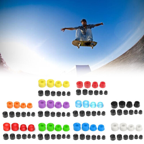 Κιτ ανακατασκευής φορτηγού skateboard Universal, ροδέλες δακτυλίων, κύπελλα περιστροφής, 2