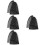 8Pcs Mesh Laundry Bags Black Drawstring Travel Storage Pouches 7