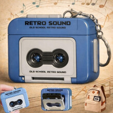 Mini cassette player audio keychain recorder