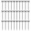 Bow Cocktail Plastic Black 30pcs 2