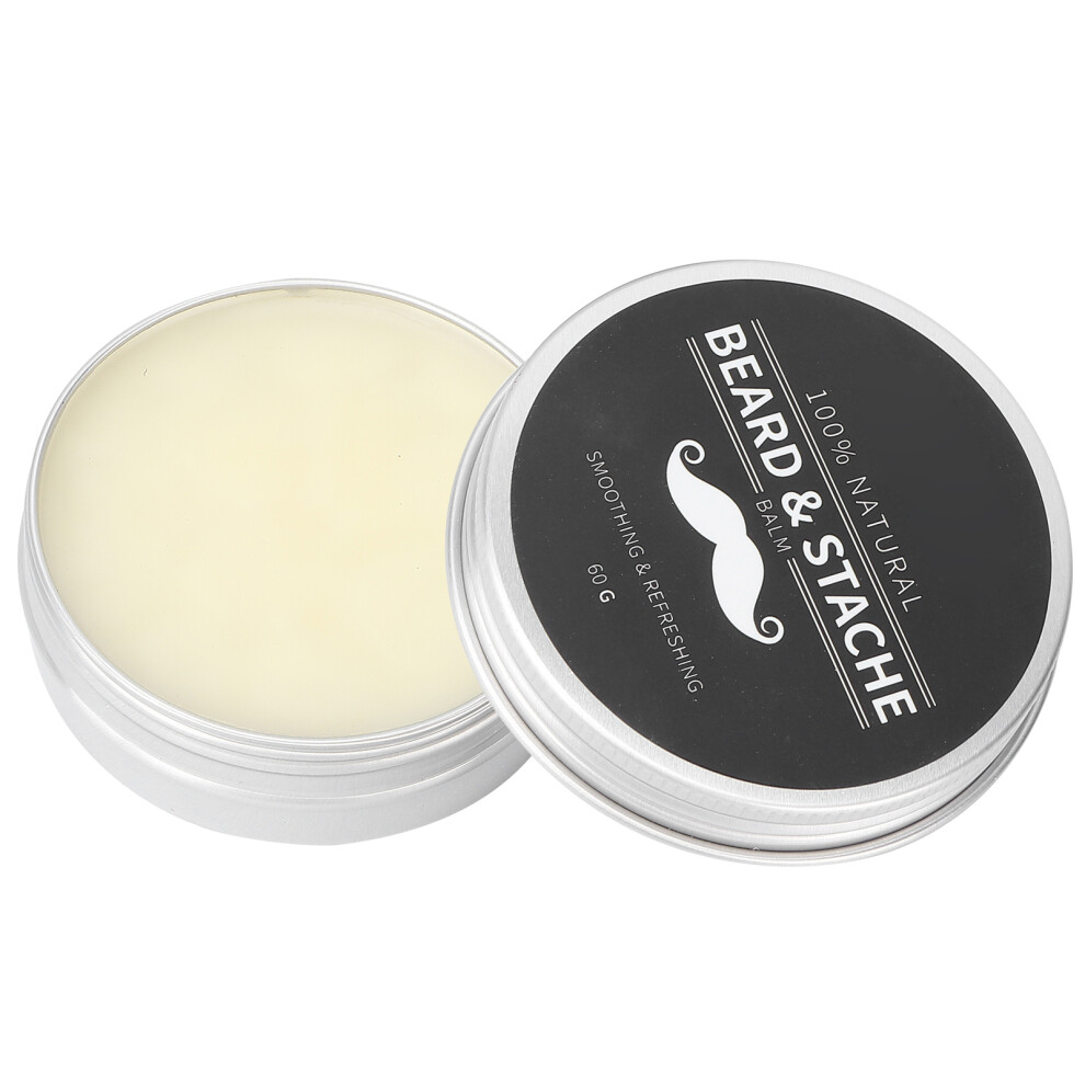 Beard Wax Cream for Men 60g Facial Moustache Grooming Care Conditioner