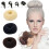 Hair Donut Bun Maker Set Coffee Color 3-Piece 5