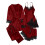 Women's Satin Pajama Set Long Sleeve 5-Piece 2