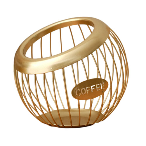 Θήκη K-Cup για Πάγκο – Μεταλλικό Καλάθι Αποθήκευσης Κάψουλων Καφέ, Μεγάλης 1