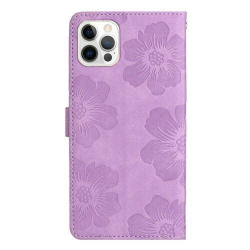 Leather Flip Wallet Case for iPhone 15 Pro Max Purple 2
