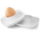 Plastic Egg Tray Holder Cup, White Egg Cups for Kitchen, Camping & Breakfast – Easy to Clean 2